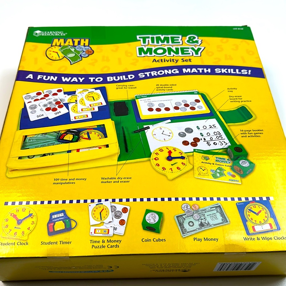 Learning Resources Time & Money Activity Set - Picture 6 of 6